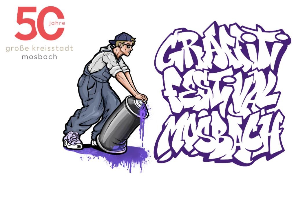 Urban Culture in Mosbach: Erlebe das Graffiti-Festival vom 24.–26. Juli mit Live-Musik, Workshops und Street-Art am Güterhallenweg. Eintritt frei. ©Janis/Stadt Mosbach Urban Culture in Mosbach: Erlebe das Graffiti-Festival vom 24.–26. Juli mit Live-Musik, Workshops und Street-Art am Güterhallenweg. Eintritt frei. ©Janis/Stadt Mosbach