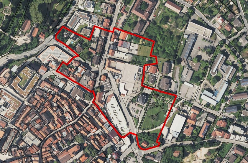 Abgrenzung des Sanierungsgebiets "Obertor"