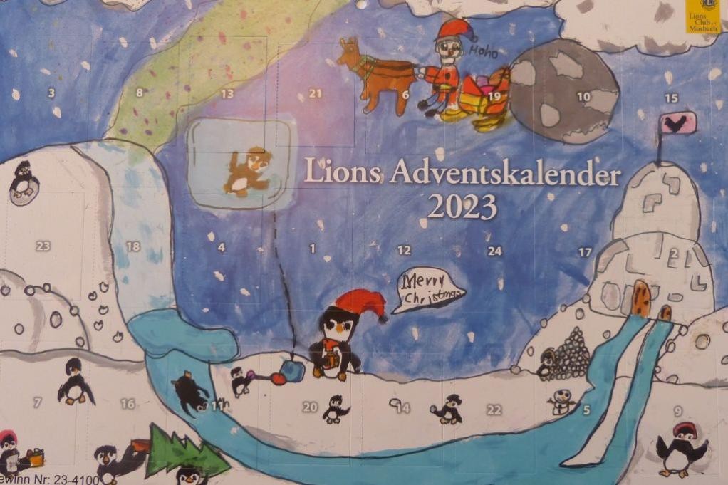 Lions Club Adventskalender 2023 (Foto: Stadt Mosbach)
