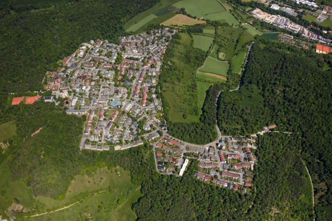 Luftbild Waldstadt, (c) Stadt Mosbach