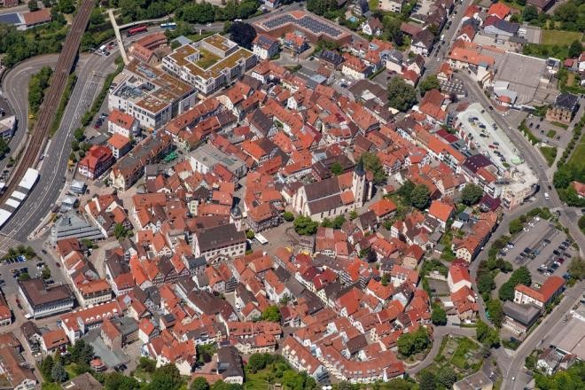 Blick auf die Altstadt, (c) Stadt Mosbach