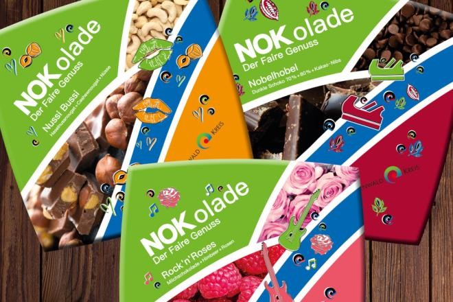 Die fair gehandelte Landkreisschokolade „NOKolade“ eignet sich als ideales Geschenk in der Weihnachtszeit (Foto: Landratsamt Neckar-Odenwald-Kreis)