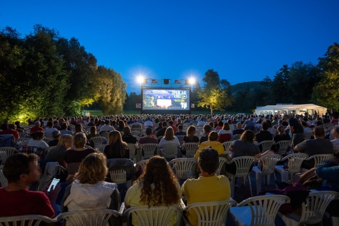 Das Open-Air-Kino im Großen Elzpark (Foto: Stadt Mosbach)