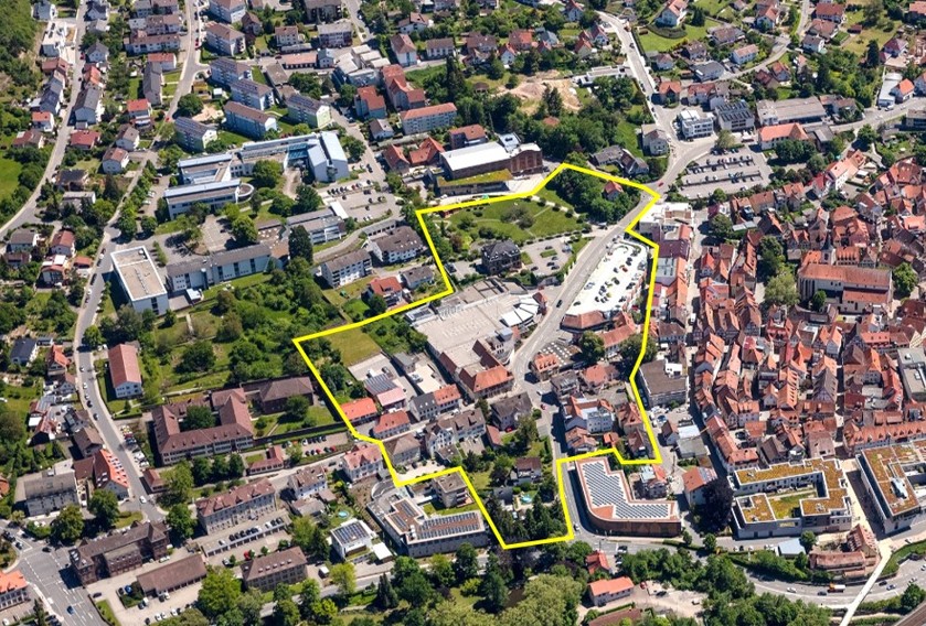 Luftbild Sanierungsgebiet Obertor